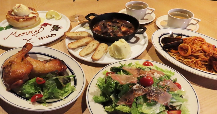 12月23~25日限定のクリスマスディナーコース