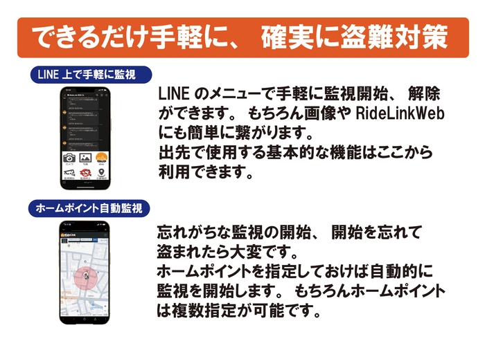 盗難対策の機能2