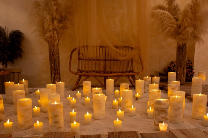 ナイトプール/ビーチ向け 使用デザイン レンガ