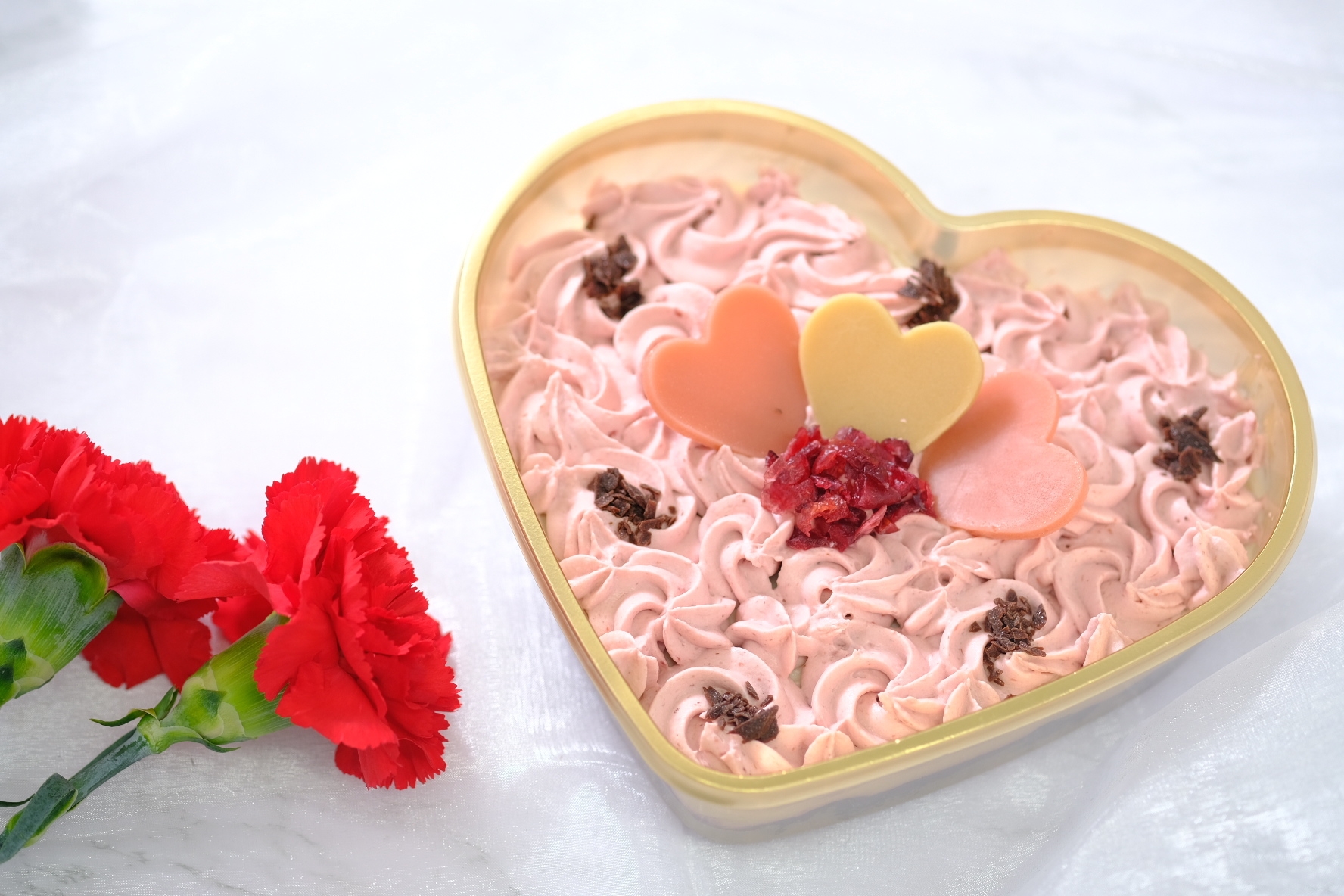 いちごピンキーハートケーキ グルテンフリー