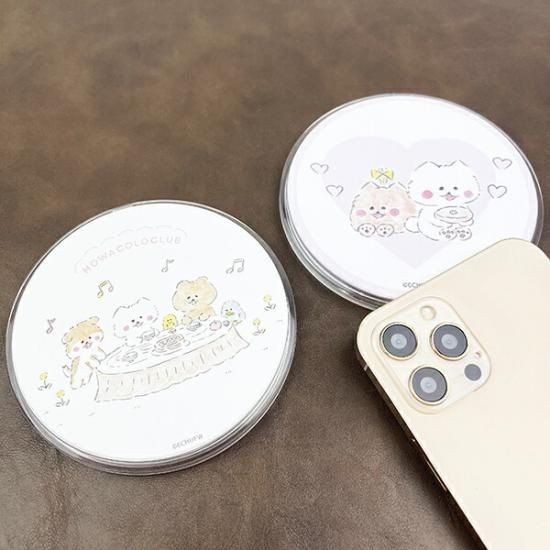 ほわころくらぶ ワイヤレスチャージャー モバイルバッテリー