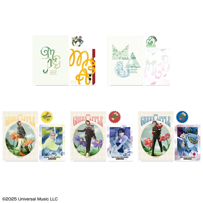 F賞:クリアファイル&ステッカー