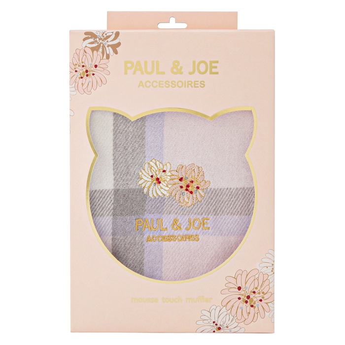 可愛らしいパッケージ入りマフラー　クリザンテーム