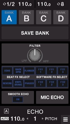 楽曲にアレンジを加える新たなBEAT FXを追加した豊富な内蔵エフェクト
