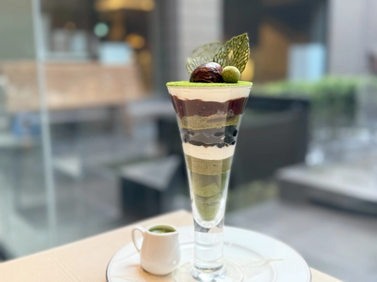 八女・宇治・静岡、三大抹茶の競演　 期間限定の“三種の抹茶の贅沢抹茶パルフェ”　 北九州・千草ホテルで10月3日から提供開始