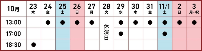 タイムスケジュール