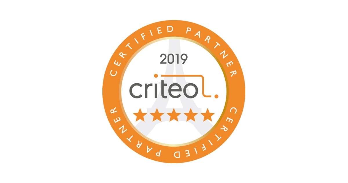 Criteo Certified Partners ファイブスター(★★★★★)