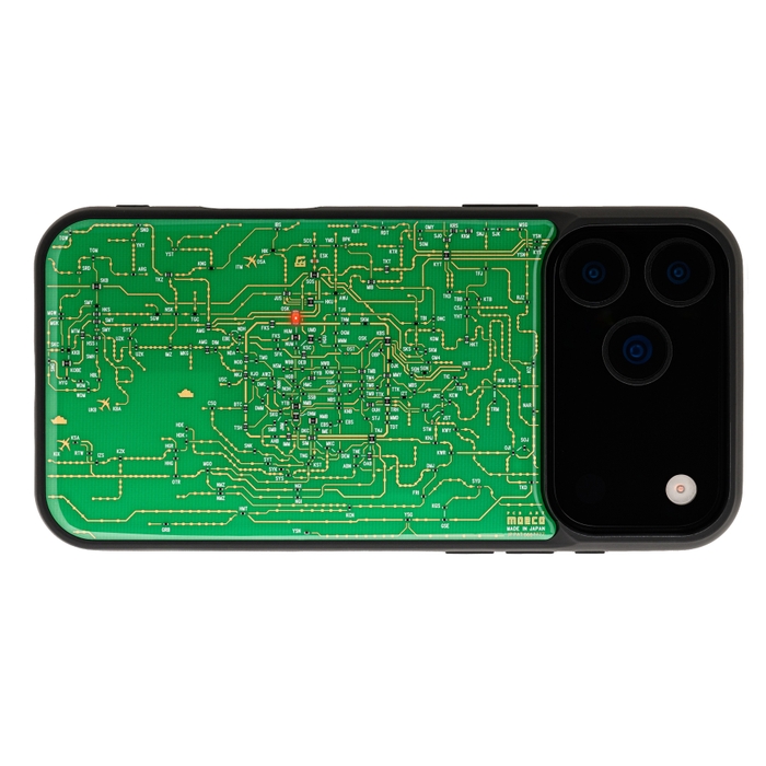 FLASH 関西回路線図 iPhone 17 Pro Maxケース 緑