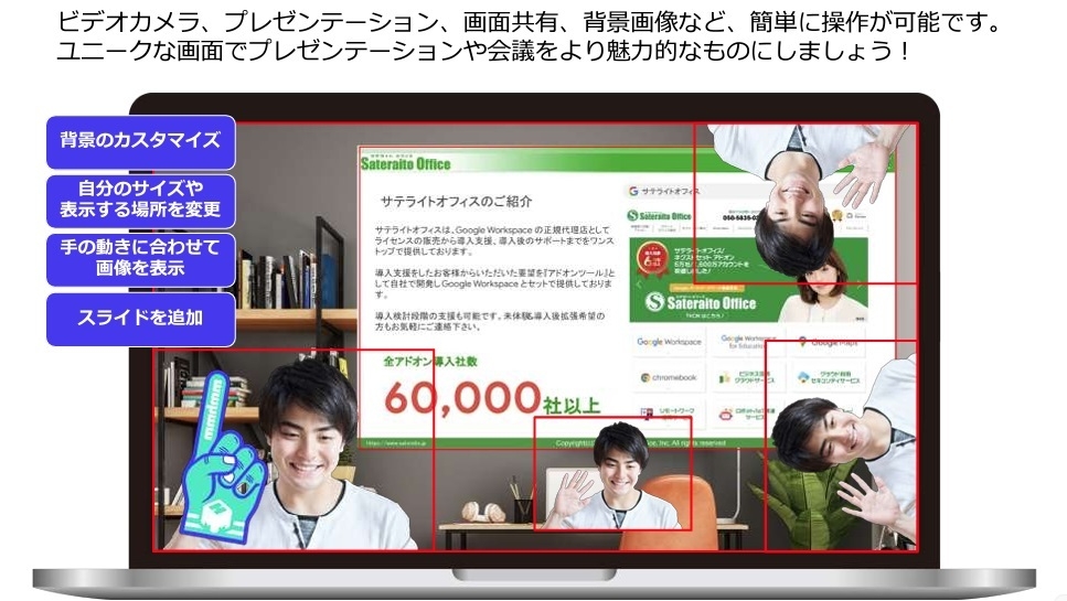 動画作成/ビデオ会議映像レイアウトカスタマイズ機能 for mmhmmとは?