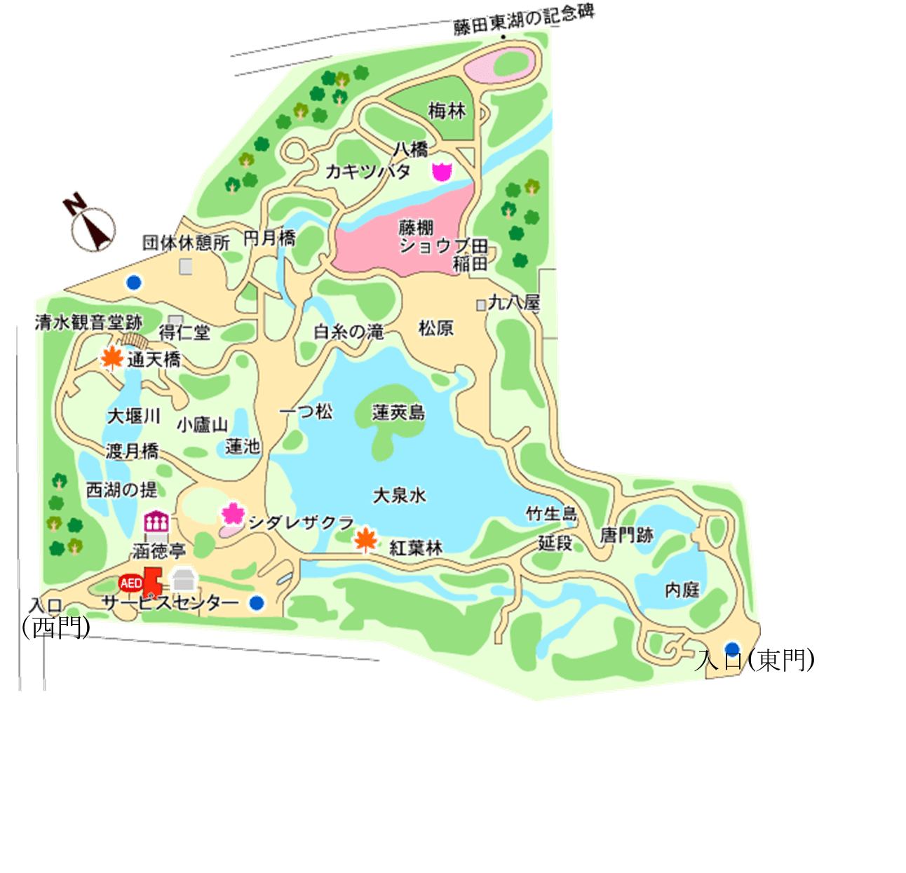 園内マップ