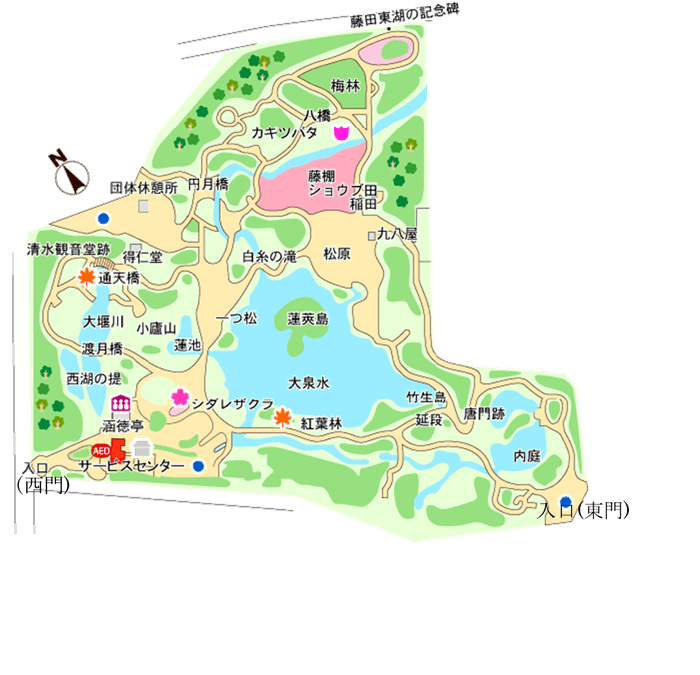園内マップ