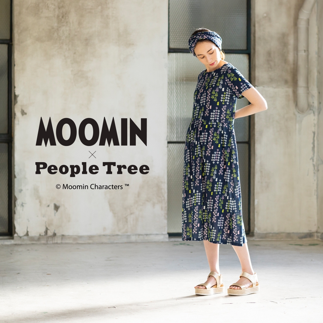 フラワー&リトルミイ ワンピース・ヘアバンド