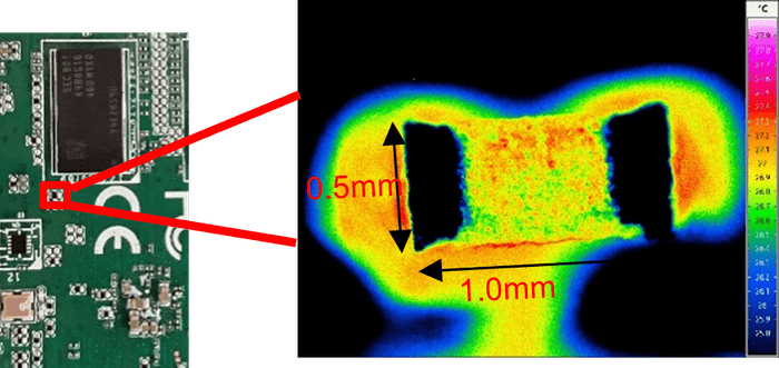 チップ抵抗 ※1.3μm顕微鏡レンズ使用