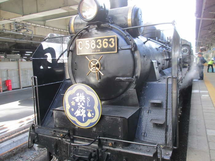 過去に運行したSL秩父錦号 イメージ