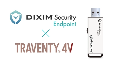 エンドポイントセキュリティ「DiXiM Security Endpoint」、 2025年7月発売のイーディーコントライブ社製 法人向けセキュリティUSBメモリ「TRAVENTY 4V」に搭載