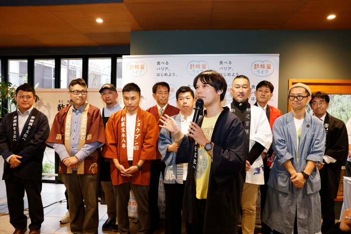 発酵デパートメント オーナー小倉ヒラク氏による登壇