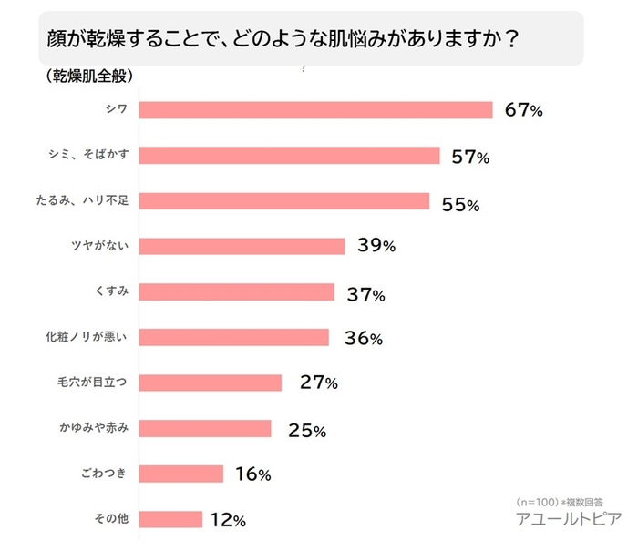 乾燥肌の肌悩み