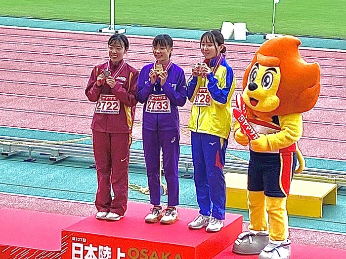 第2位!初のメダル獲得!笑顔の瀬木彩花選手