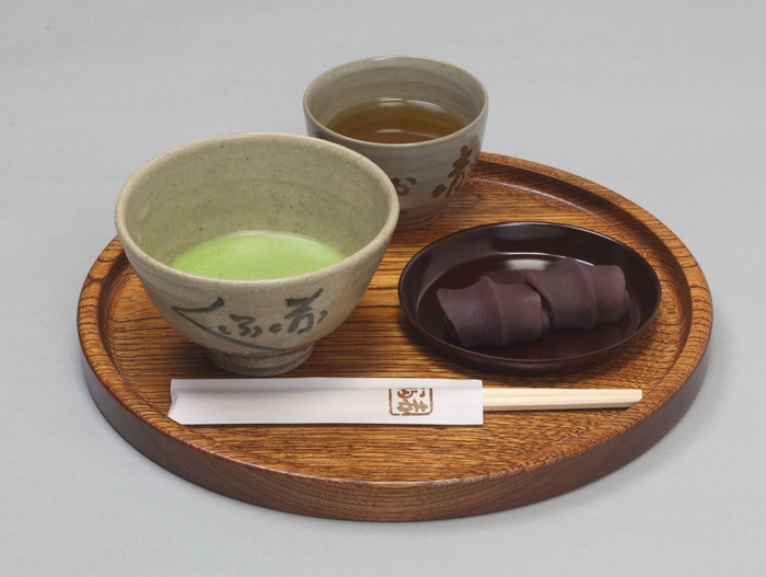 赤福餅「盆」(2個入) 抹茶セット