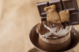 チョコレート皿プリン~かばの板チョコ付き~