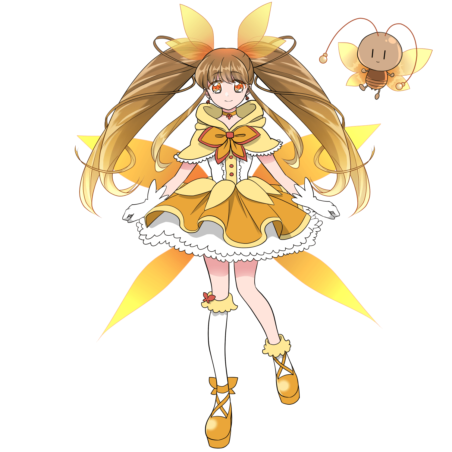 魔法少女になったメスゴキブリ(立ち絵)