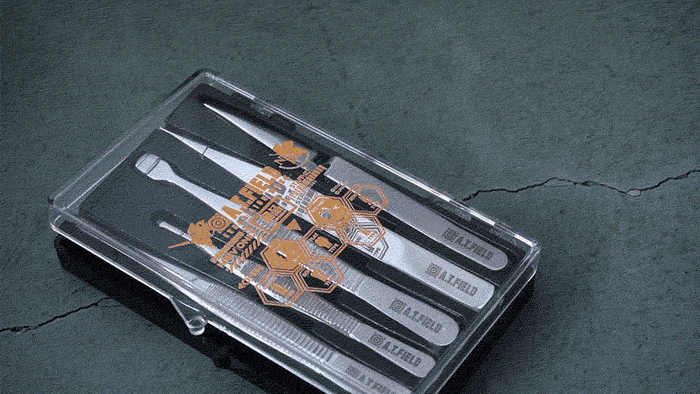 A.T.FIELD ピンセット5本組 NERVモデル 商品イメージ3