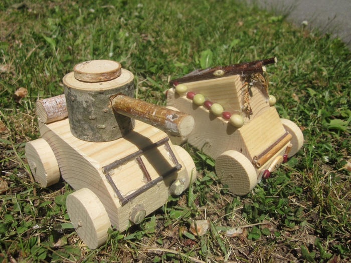 作品例 木のクルマ