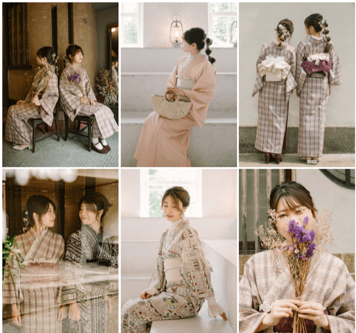 着物、浴衣、夏着物に対応!レースコーデで可愛く着物や浴衣レンタル。