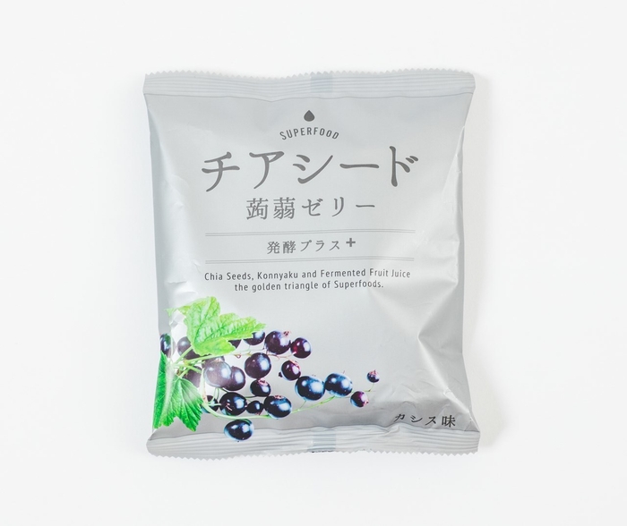 チアシード蒟蒻ゼリー 発酵プラス カシス味