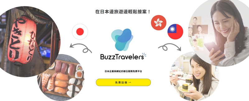 外国人観光客の集客対策に！ 日本企業と外国人インフルエンサーを マッチングするプラットフォーム 「バズトラベラーズ」のサービスを開始