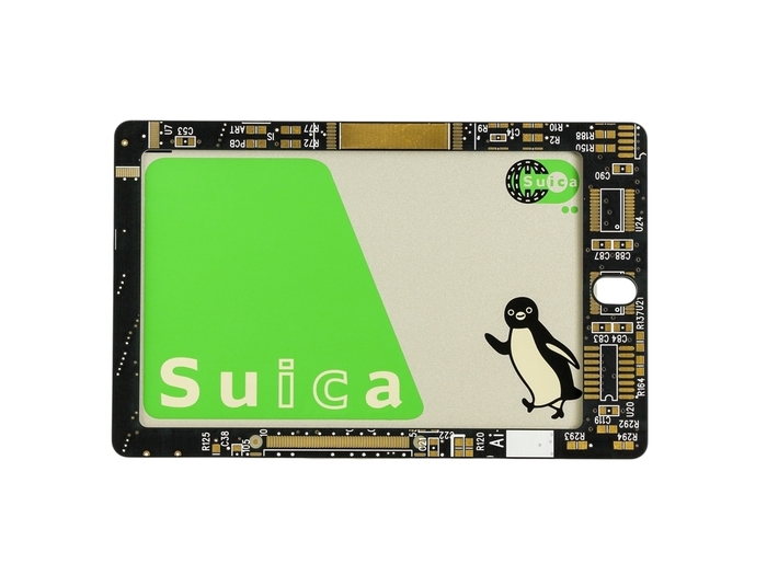 ICカードケース 裏面 黒