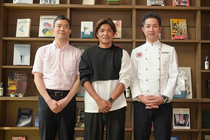 <椎野俊秀さん 大久保嘉人さん 柴野大造さん>