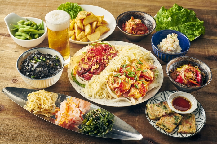 チーズダッカルビ&プルコギコース