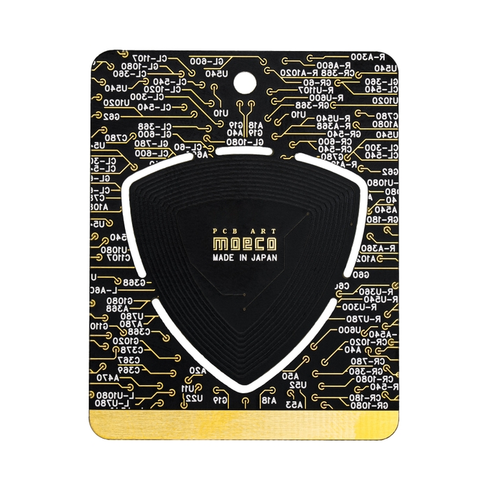 FLASH EVA01 ピックキーホルダー 黒 裏