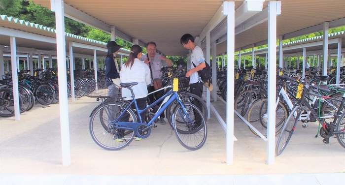 令和6年(2024年)の自転車整備点検の様子