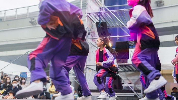 ステージではキッズダンスなど子どもたちの活躍を披露できる機会に ※過去開催の様子