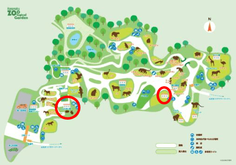浜松市動物園マップ