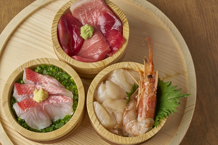 <3クス(Thanks)!ミニ桶丼セット>