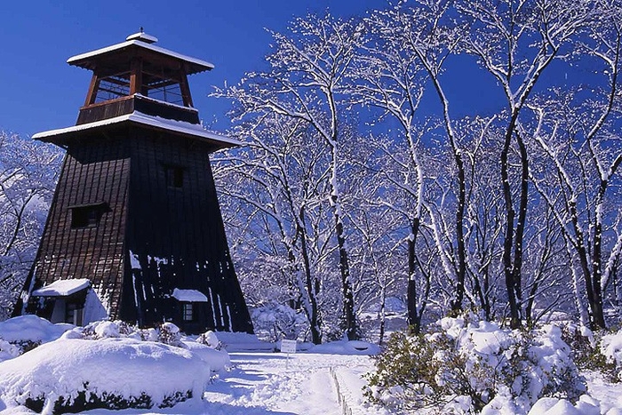 沼田市 冬の沼田公園