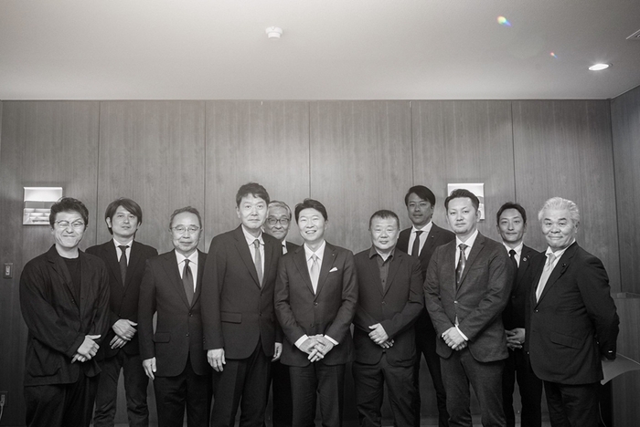 岡山県知事訪問・美作の国映画プロジェクトメンバー