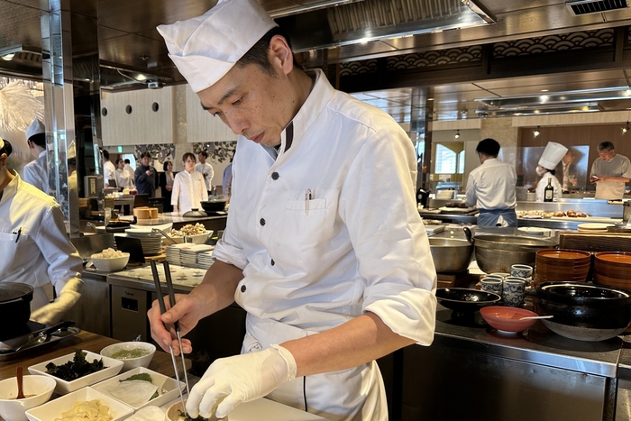 日本料理全国大会へ松島一の坊より1名出展予定