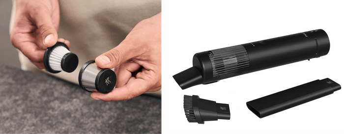 2層式のフィルターとアタッチメント