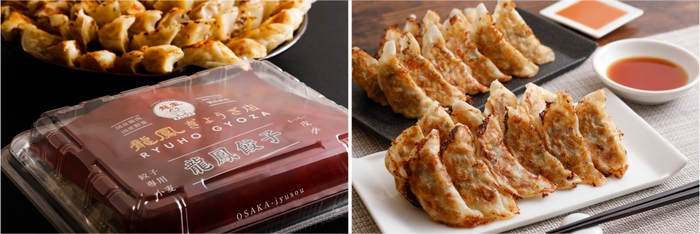 厳選した国産豚肉、国産野菜を使用/熟練した技術で餃子をつくります