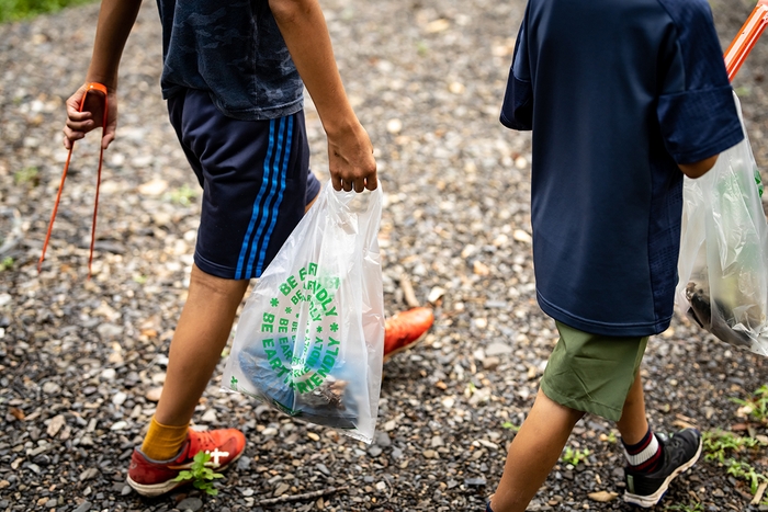 上野小学校企画「トライ“クリーン”アスロン」