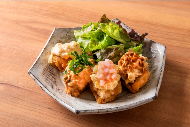 若鶏のチキン南蛮 タルタル4種 合い盛り