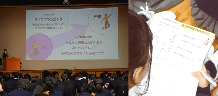 令和5年（2023年）に実施した「金融・経済に係る教育プログラム」の様子
