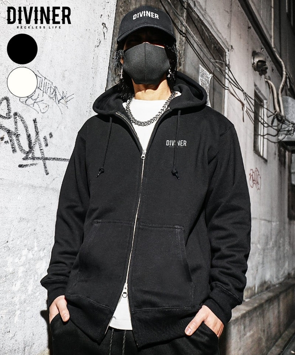 Standard Back Logo Zip Hoodie