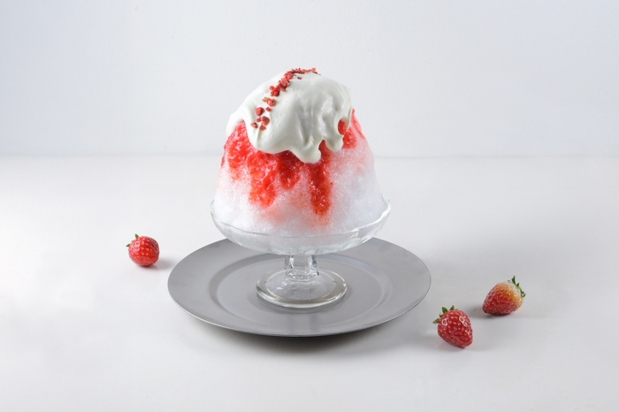 国産いちご100%使用のいちごかき氷