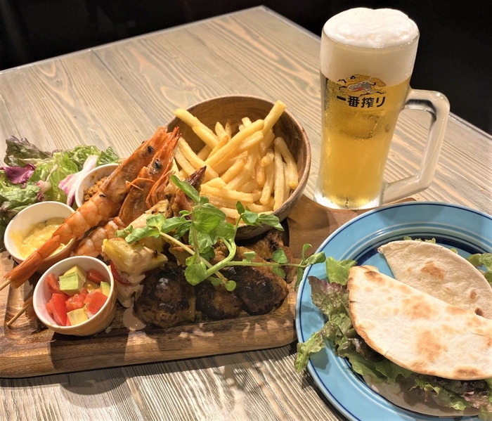 Street Beer Garden  特製オリジナルプレート(2人前イメージ)