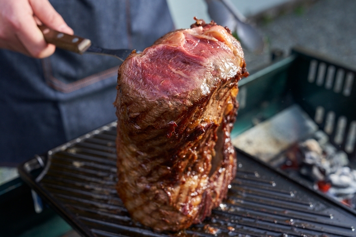 アルゼンチン産牛肉BBQの様子